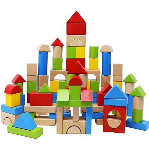 juegos de piezas y bloques de madera para niños
