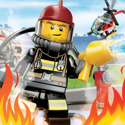 Lego Bombero Bomberos BOMBERO con ACCESORIOS MINIFIGURA Clásico #10 