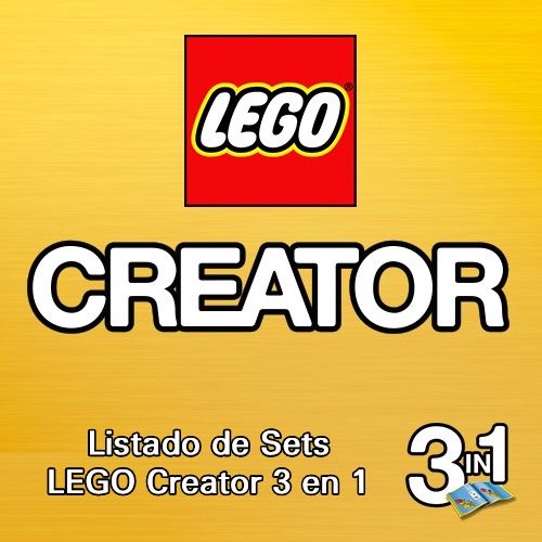 catalogo de sets lego creator 3 en 1