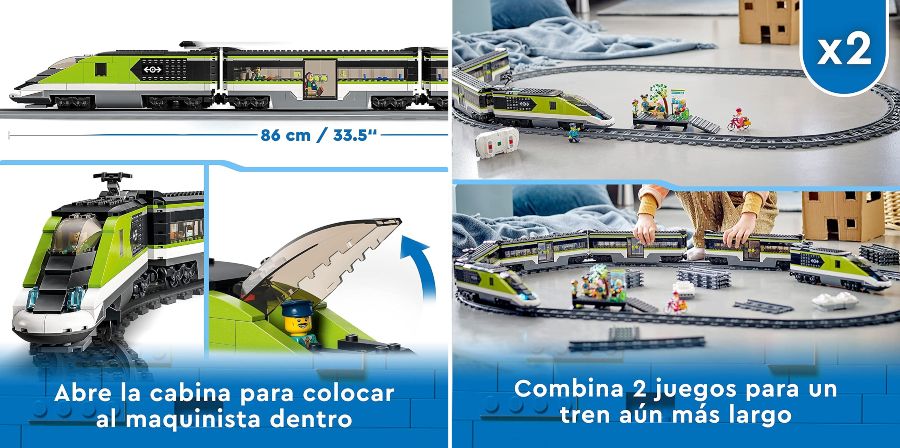 Tren de Pasajeros de Alta Velocidad LEGO 60337