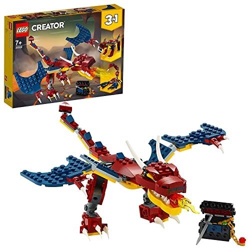 5. LEGO Creator 3 en 1: Dragón Llameante