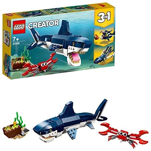 3. LEGO Creator 3 en 1 Criaturas del Fondo Marino